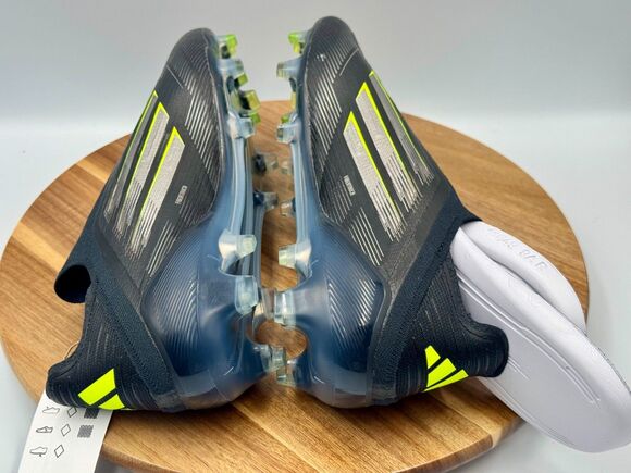 ADIDAS F50 Elite Laceless FG Men\'s Soccer Cleats Black/Lemon JH7629 Men’s 9.5 main image 6